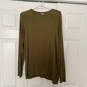 Dwelling apparel Olive Green Long Sleeve Shirt